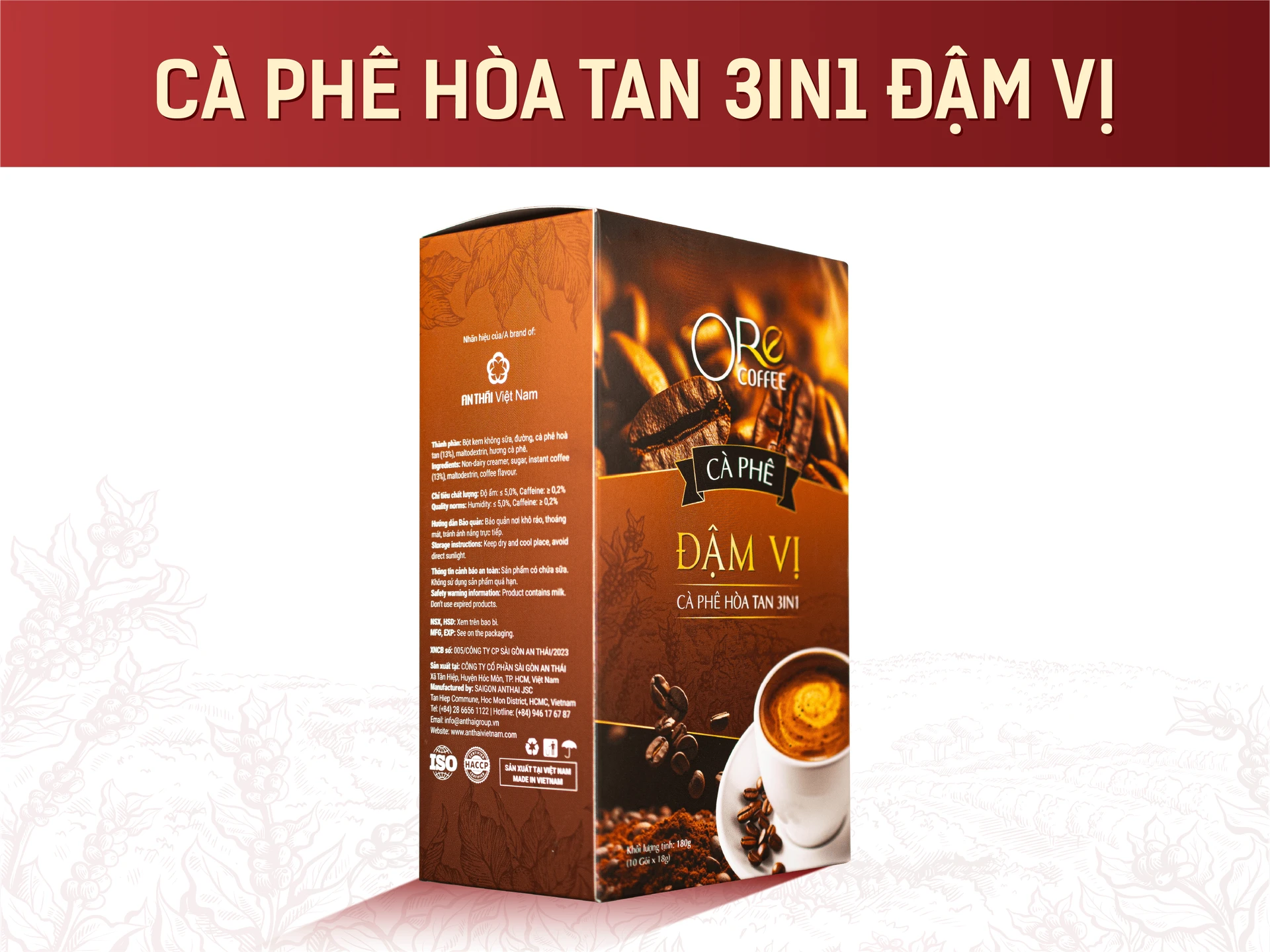 Ore Coffee - 3-in-1 Strong Flavored Instant Coffee